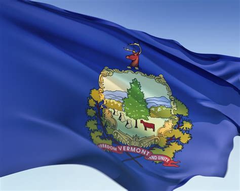 Vermont State Flag State Flags Flag Vermont Flag