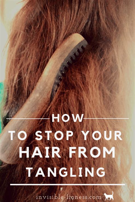 How to keep hair from tangling throughout the day & night ...