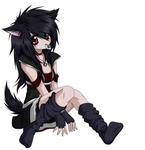 The 25 Best Anime Wolf Girl Ideas On Pinterest Fox Girl Kawaii