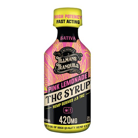 Pink Lemonade Thc Syrup Infused Delta 9 Thc Fast Acting