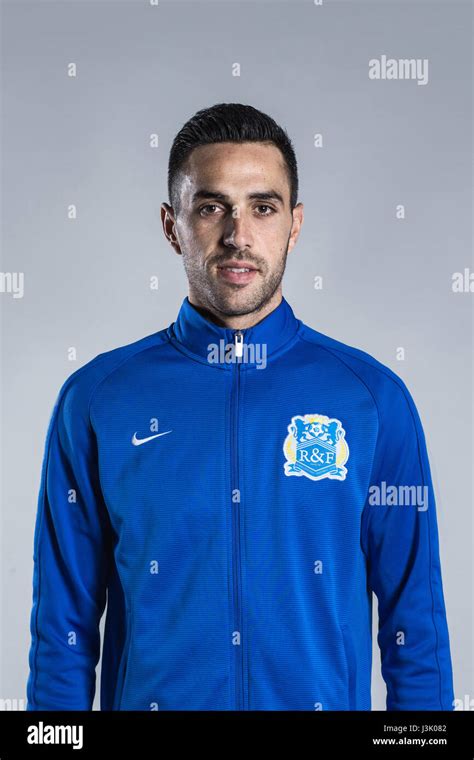 Portrait Of Israeli Soccer Player Eran Zahavi Of Guangzhou Randf Fc For