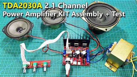 Tda A Channel Power Amplifier Board Diy Kit Assembly And Test