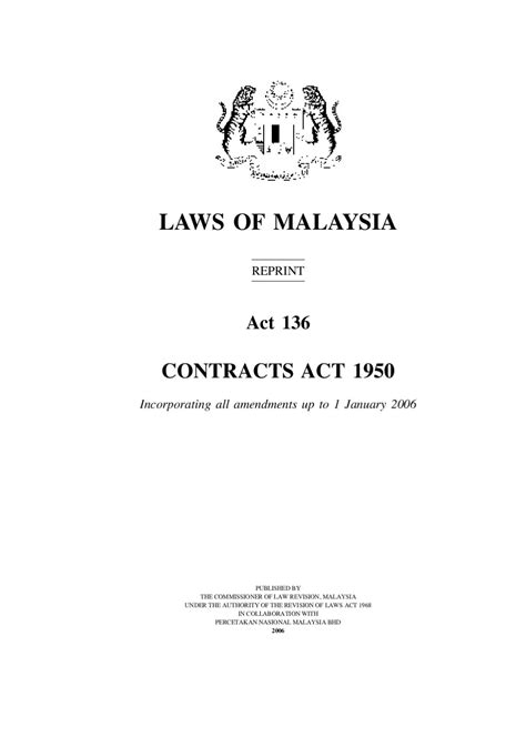 Of the communication, acceptance and reocation ofpropo!a!section 3: CONTRACTS ACT 1950 by Mohd Afandi Md Amin - Issuu