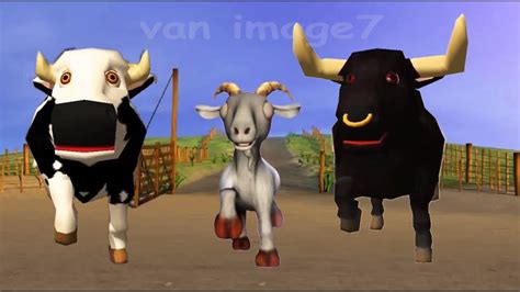 El Divertido Baile Y Sonidos De La Vaca Lola El Toro Y La Cabra