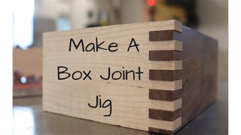 How To Make A Box Joint Jig Youtube