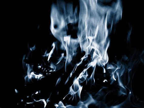 Gray Blue Flame Background Free Backgrounds For Facebook