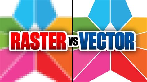 Raster Bitmap Vs Vector Graphics