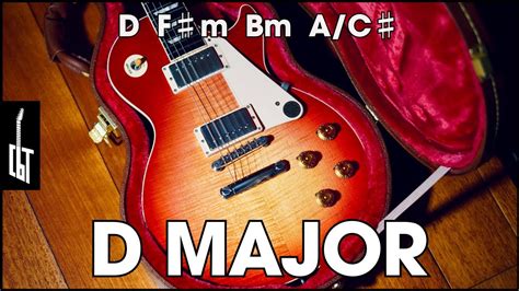 Emotional Melodic Rock Guitar Backing Track In D Major Youtube