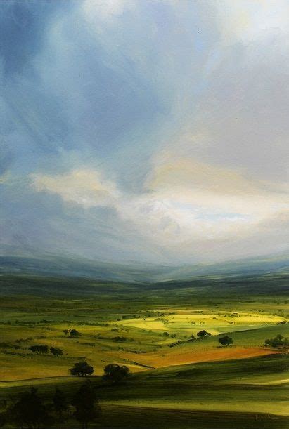 Harry Brioche Rolling Hills Contemporary Landscape Painting