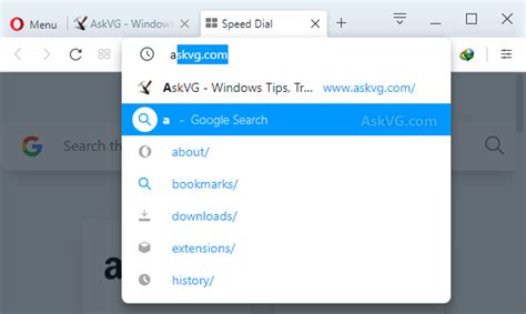 Tip How To Disable New Redesigned Address Bar In Opera Browser Askvg