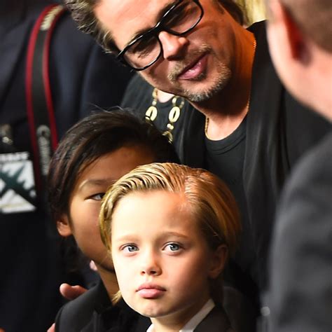 Brad pitt looked happy to be jetting into tokyo on wednesday, smiling as he entered the arrivals terminal. Brad Pitt: le foto della figlia Shiloh Jolie Pitt e delle ...