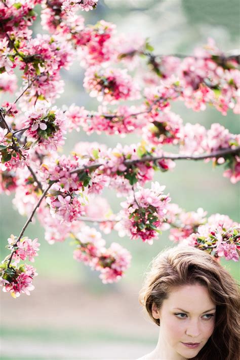 Cherry Blossom Portrait Taken With Zeiss Otus 55mm F14 Lens