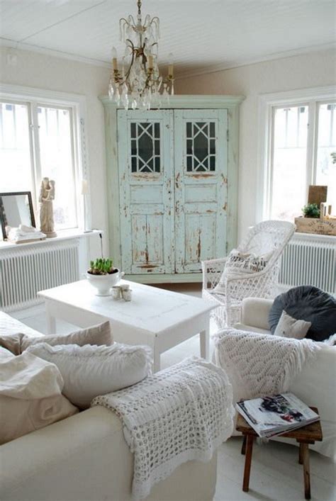 25 Charming Shabby Chic Living Room Decoration Ideas