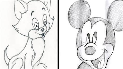 How To Draw Cartoon Step By Step Easy Pencil Drawing Cartoon Pencil