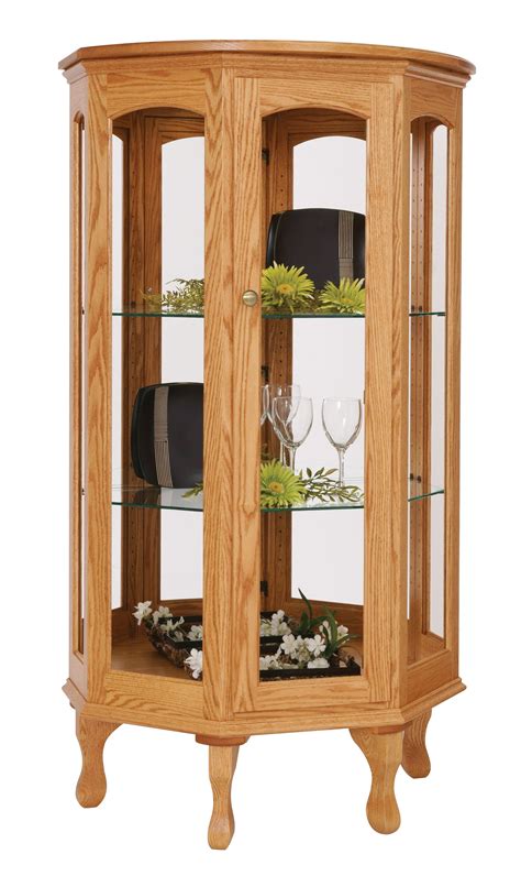 Each of these shelves is adjustable to the hedon lighted curio cabinet has loads of traditional style with a more formal flair. Victorian Claw Foot Curio Cabinet from DutchCrafters Amish ...
