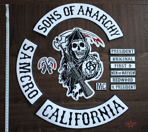 【きまして】 Sons Of Anarchy Logo Patch Set Mens Bigの通販 By Buffalo86s Shop