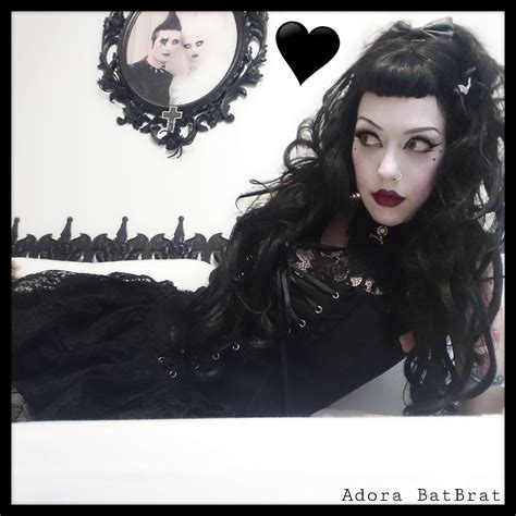Adora Batbrat Todays Goth Look Black Wig Gothic Princess