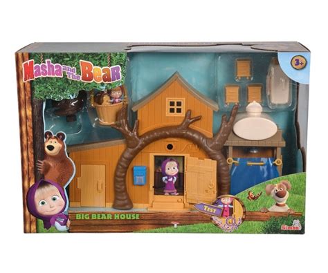 Masha Play Set Big Bear House 109301032 Toy Figure Sets Game Worlds And Collector Figures