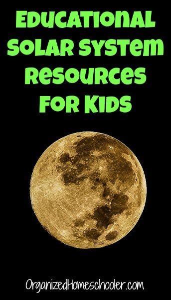 Educational Solar System Resources For Kids ~ The
