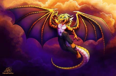 Wallpaper Illustration Dragon Furry Anthro Mythology Screenshot
