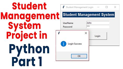 Student Management System Project In Python Part 1 Youtube