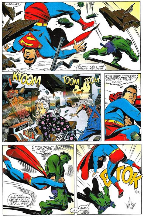 Steve Rude — Hulk Vs Superman Greg Goldsteins Comic Art Gallery