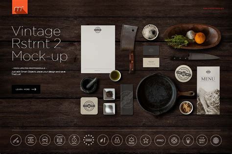 70 Best Restaurant Branding Mockup Templates Graphic Design Resources