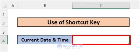 How To Insert Current Date And Time In Excel 5 Easy Methods