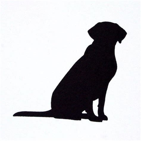 Cute Dog Silhouette At Getdrawings Free Download