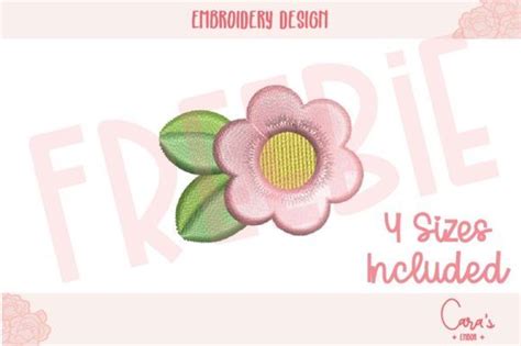 Flower · Creative Fabrica Embroidery Patterns Free Embroidery