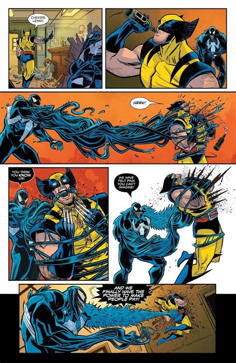 Venom Vs Wolverine Venom Annual 1 Rcomicbooks