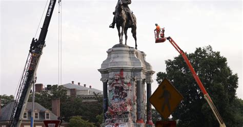 Statue Of Confederate Robert E Lee Coming Down In Virginia Cbs Baltimore