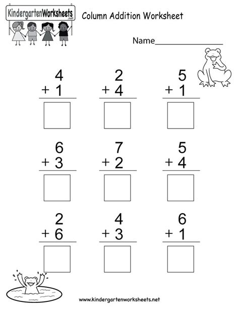 10 Addition Worksheets For Kindergarten Pdf Worksheets Decoomo