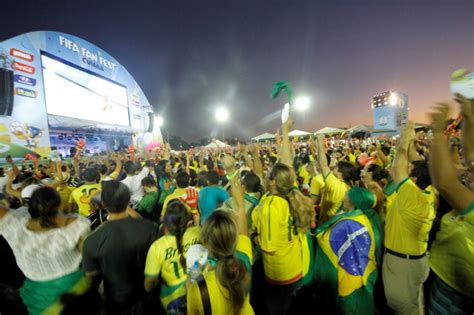 midianews mais de 45 mil viram jogo do brasil no fan fest de cuiabá