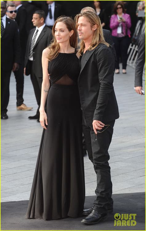 Angelina Jolie And Brad Pitt World War Z World Premiere Photo