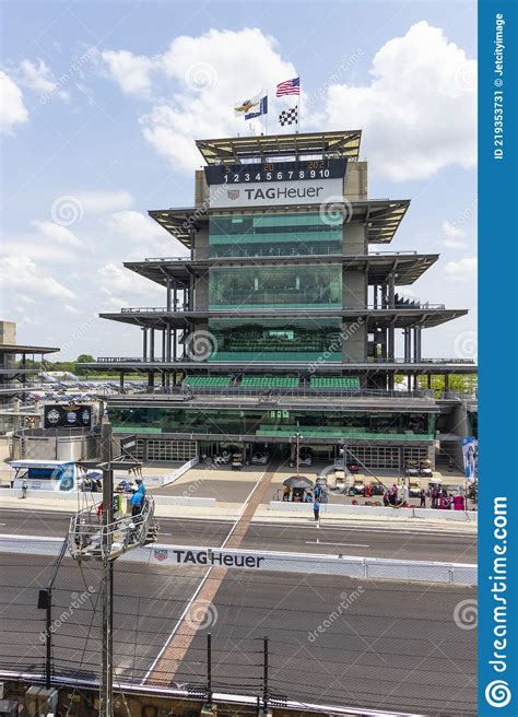 The Yard Of Bricks Start Finish Line And Pagoda At Indianapolis Motor