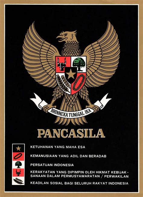 Garuda Pancasila Poster Color PICRYL Public Domain Search