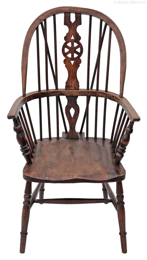 Shop for the best windsor dining chairs at lumens.com. Windsor Armchair Carver Hall Side Dining Chair - Antiques ...
