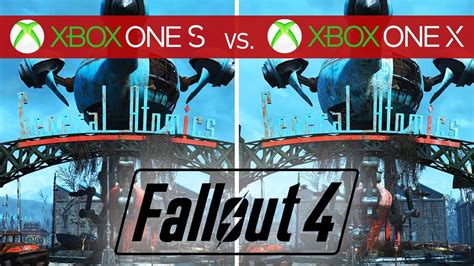 Fallout 4 Comparison Xbox One X Vs Xbox One S Youtube