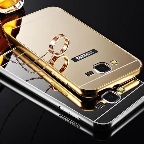 Mirror Aluminum Case For Samsung Galaxy J5 J500 J500f J7 J700 J700f
