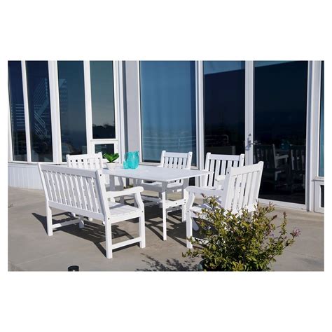 The Bradley Outdoor Dining Set Is Designed To Be Maintenance Free