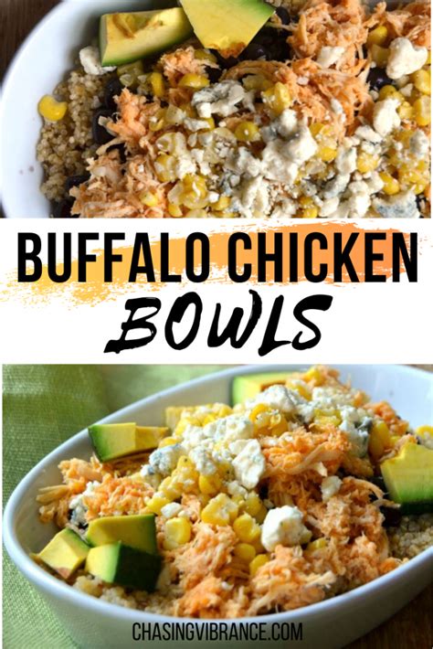 Buffalo Chicken Bowls Are A Delicious Healthy Dinner These Bowls Are