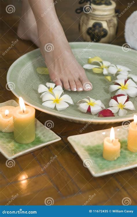 Relaxing Aromatherapy Spa For Feet 2 Stock Image Image Of Bliss Bowl 11672435