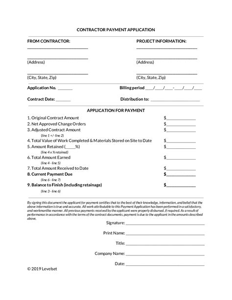 Subcontractor Application Form Template Tutore Org Master Of Documents