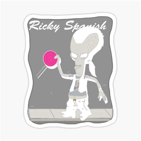 ricky spanish sticker for sale by owaisbender redbubble