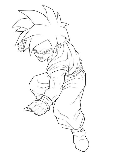 He is a kid whose journey from childhood through. Gohan Coloring Pages - Coloring Home