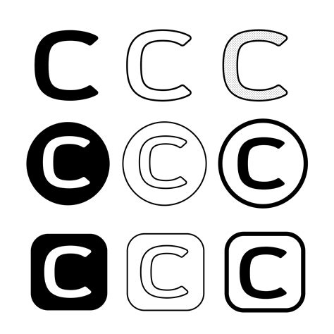 Copyright Icon Symbol Sign 637789 Vector Art At Vecteezy