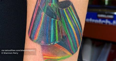 Holographic Tattoo On The Forearm