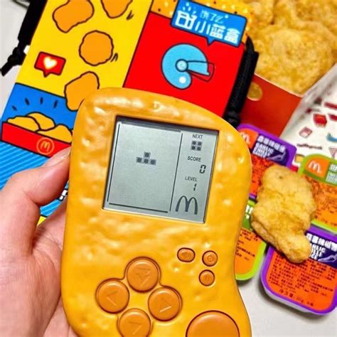 New Product Promotion Mc Tetris Game Console Toy Mclare Chicken Nuggets Tetris Game Console