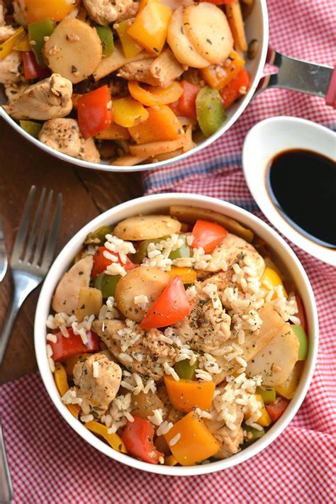 The best stir fry sauce healthy she likes food. 15 Minute Chicken Stir-Fry {GF, Low Cal} - Skinny Fitalicious®